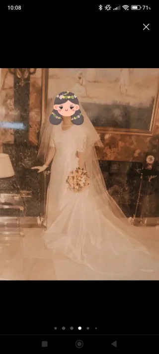 Vestido de Novia Blanco Roto