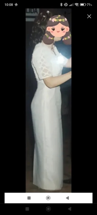 Vestido de Novia Blanco Roto
