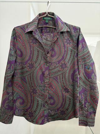 Camisa Ralph Lauren Paisley Talla S