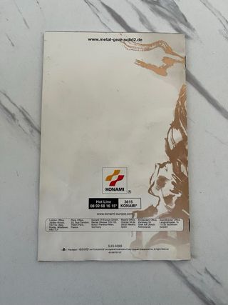 Metal Gear Solid 2 Sons of Liberty PS2 PAL FRA