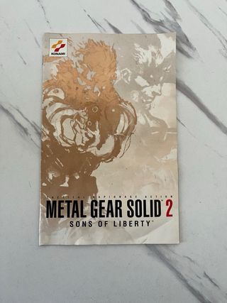 Metal Gear Solid 2 Sons of Liberty PS2 PAL FRA