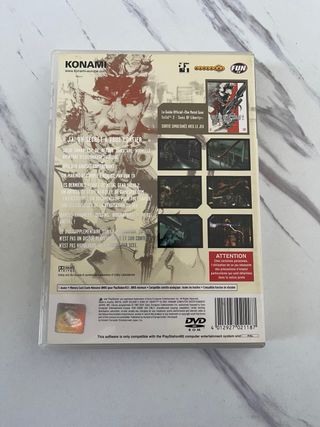 Metal Gear Solid 2 Sons of Liberty PS2 PAL FRA