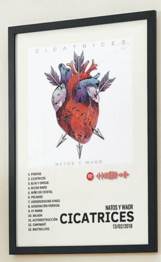 Cuadro de álbumes de artistas musicales