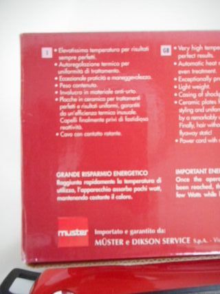 Piastra stirante Red Chili Muster