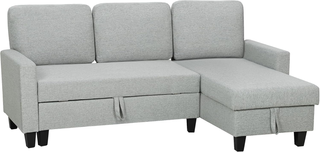 Divano Letto 3 Posti con Chaise Longue Convertibil