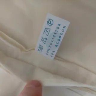 Juego de cama matrimonio bordado. Cama de 135 cm