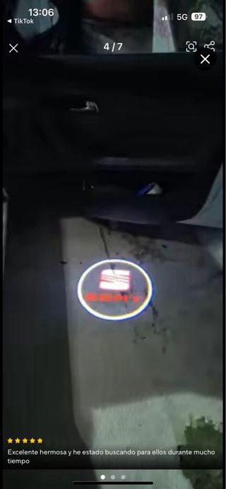 Luz LED Proyector Puerta Coche SEAT