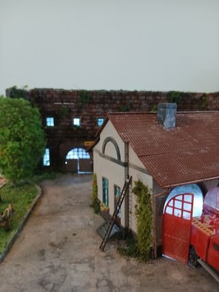 Diorama Pompieri Scala 1:87