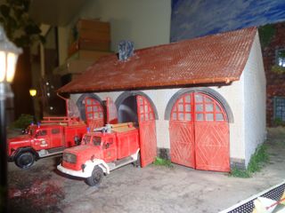 Diorama Pompieri Scala 1:87