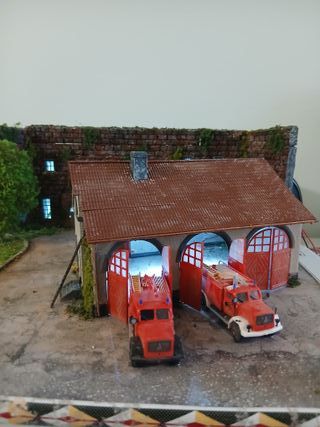 Diorama Pompieri Scala 1:87