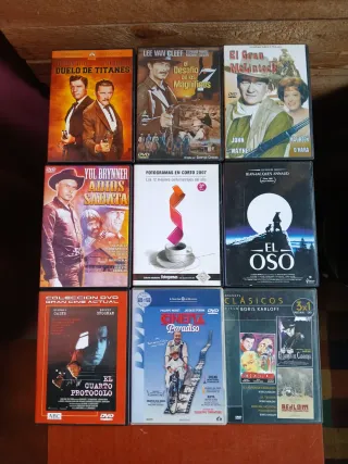 Lote 45 DVDs Películas colecciones Varias