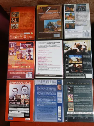 Lote 45 DVDs Películas colecciones Varias