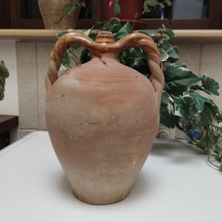 Antica anfora Bummulo Siciliano terracotta