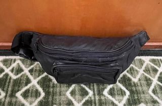 Marsupio vera pelle nero