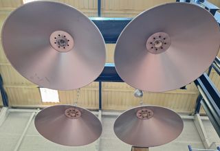 Lote 8 Lámparas Metálicas