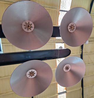 Lote 8 Lámparas Metálicas