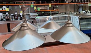 Lote 8 Lámparas Metálicas