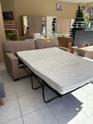 Sofá Cama 135cm Beige Nuevo