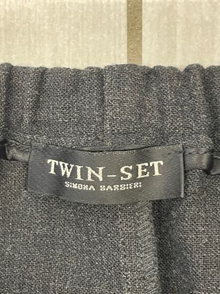 Twinset gonna lunga lana nera