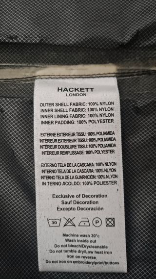 Parka Hackett Aston Martin 2 en 1 Negra