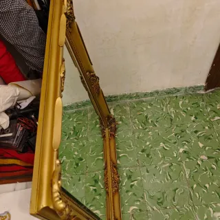 Espejo Vintage Grande Dorado
