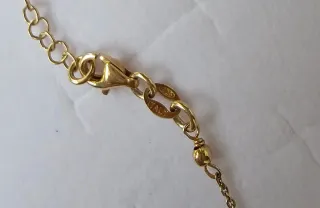 Gargantilla Plata Baño Oro 18kl Estrellas