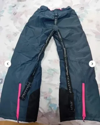 Conjunto de nieve rosa y negro