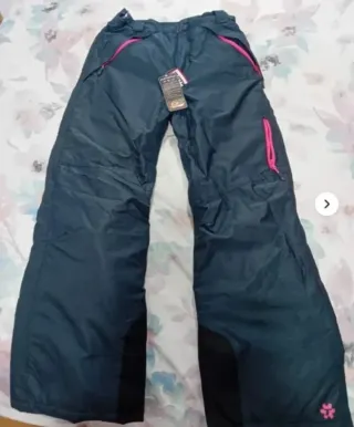 Conjunto de nieve rosa y negro