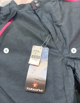 Conjunto de nieve rosa y negro