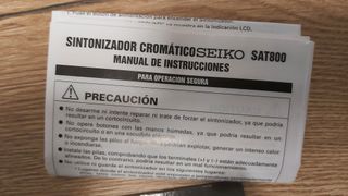 Afinador Seiko SAT800 Cromático Guitarra Bajo
