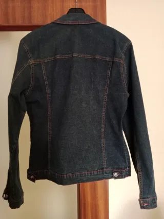 Cazadora vaquera mujer Miss B&K azul