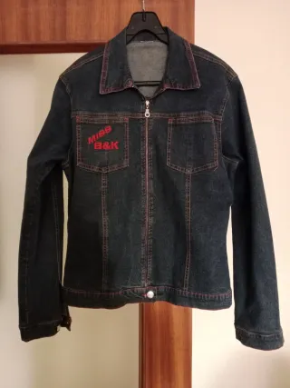 Cazadora vaquera mujer Miss B&K azul