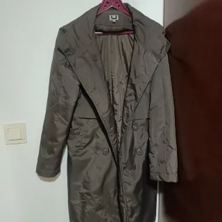 Gabardina Adolfo Domínguez Marrón Talla P