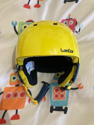 Casco de esquí infantil Wed'ze H KD 500 amarillo