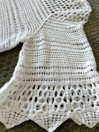 Jersey blanco de punto (tienda local)