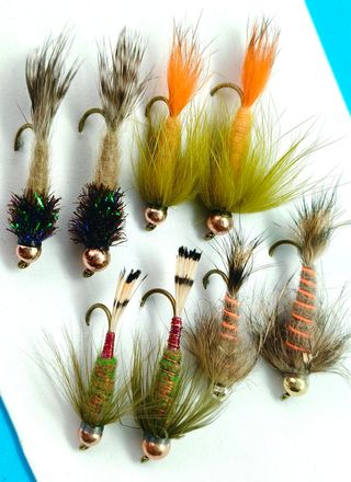 Ninfas de salmón - set de moscas ninfas para pesca