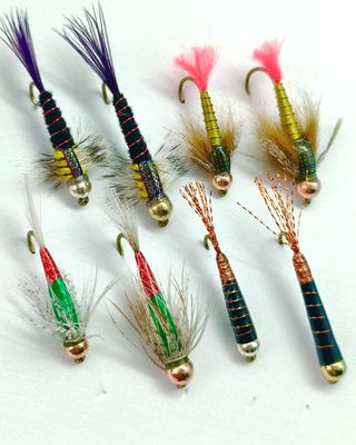 Ninfas de salmón - set de moscas ninfas para pesca