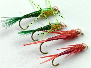 Ninfas de salmón - set de moscas ninfas para pesca