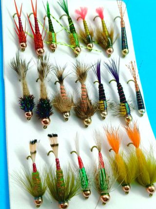 Ninfas de salmón - set de moscas ninfas para pesca
