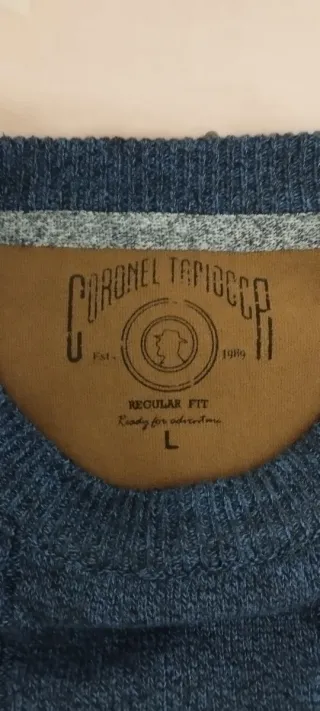 Jersey Coronel Tapioca Azul Talla L