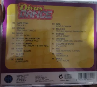 Lote 4 CDs Divas: Pop, Dance, R&B