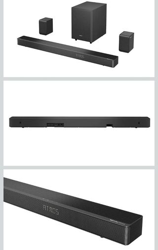 Barra Sonido 5.1.2 500W con Subwoofer y Altavoces