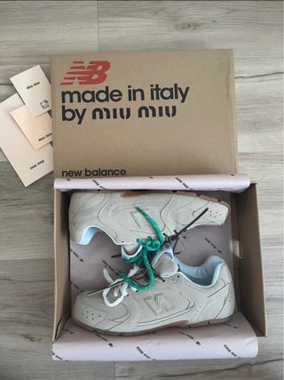 Sneakers New Balance x Miu Miu Beige/Verde