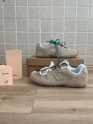 Sneakers New Balance x Miu Miu Beige/Verde