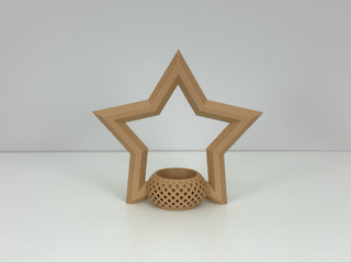 Portacandele a forma di stella