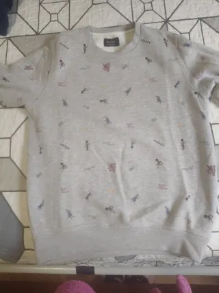 Sudadera Hackett Gris Estampada