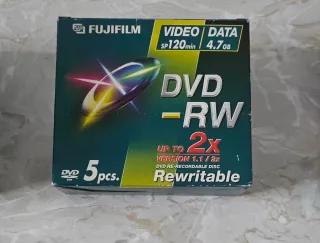 Lotto 3 confezioni CD-R DVD-RW CD-RW Verbatim Fuji