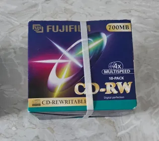 Lotto 3 confezioni CD-R DVD-RW CD-RW Verbatim Fuji