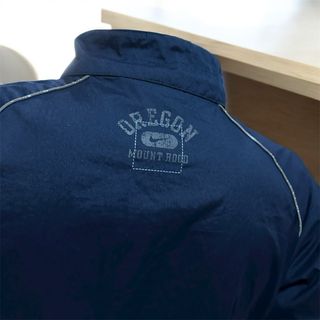 Cortavientos Nike Bordado Azul Marino