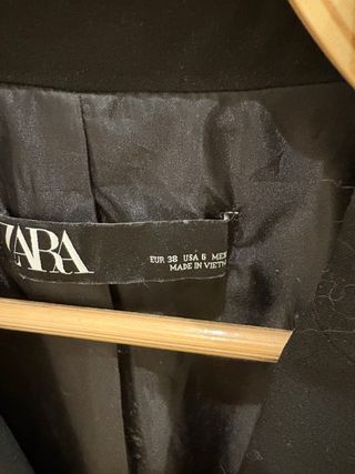 Americana negra Zara Talla M